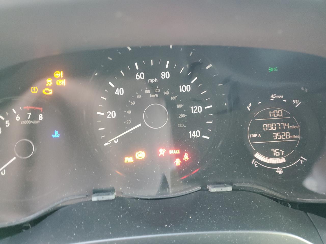 2016 Honda Hr-V Lx VIN: 3CZRU5H33GM755703 Lot: 76822844