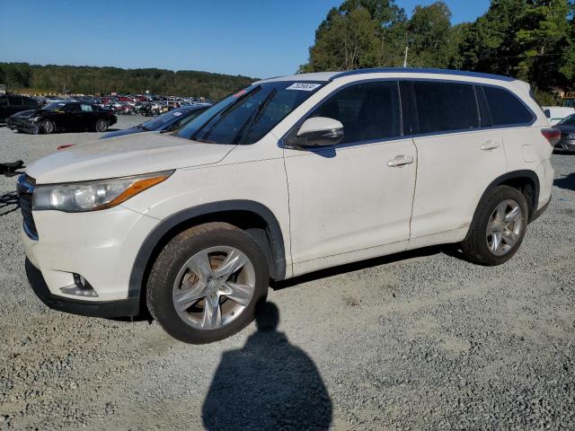 2014 Toyota Highlander Limited продається в Concord, NC - Water/Flood