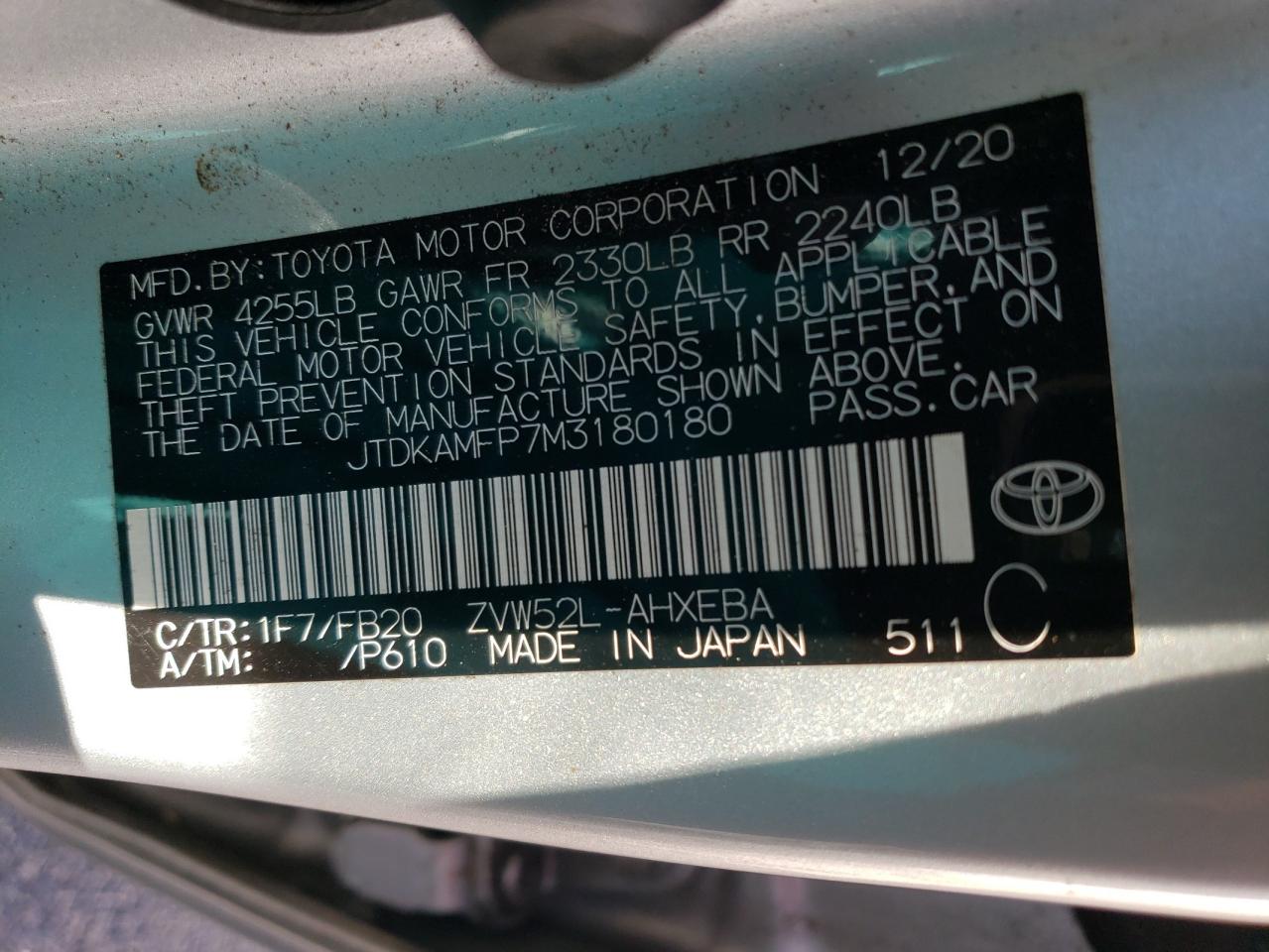 2021 Toyota Prius - Image 12