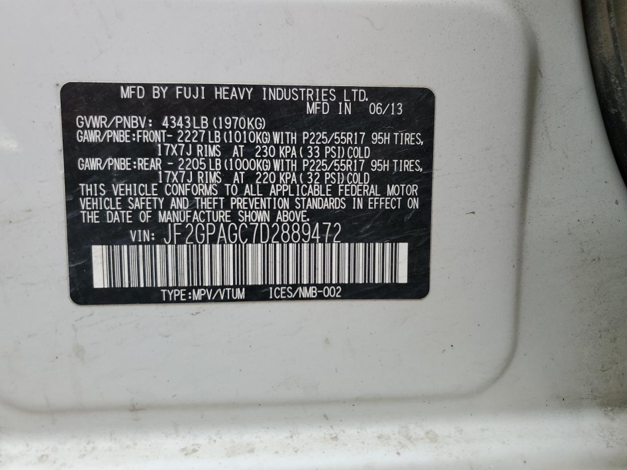 2013 Subaru XV - Image 14
