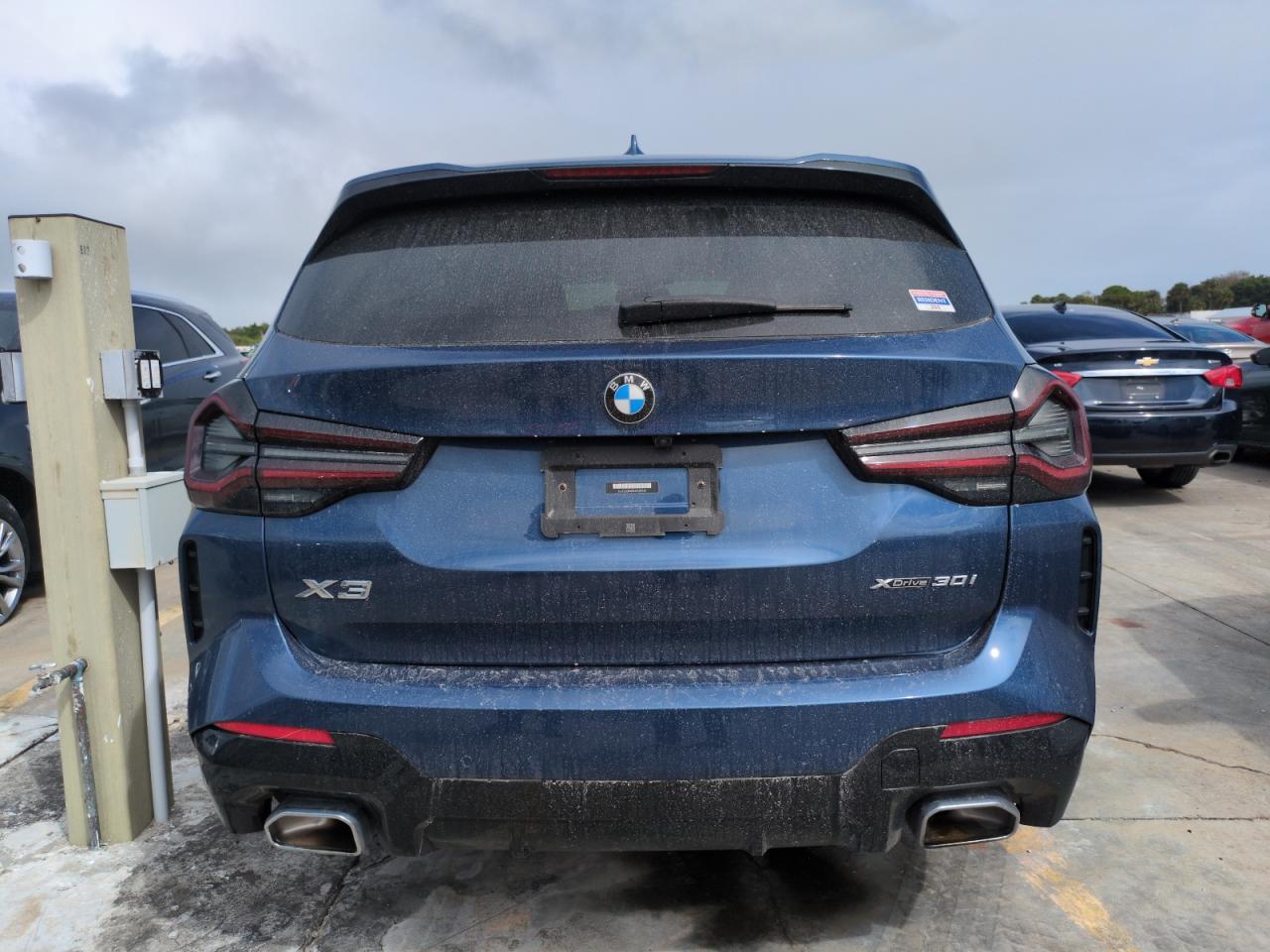 2022 BMW X3 xDrive30I VIN: 5UX53DP09N9K09782 Lot: 74668324