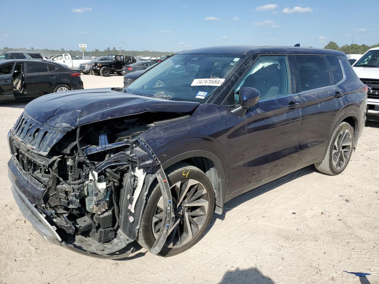 2024 Mitsubishi Outlander Se VIN: JA4J3VA87RZ011500 Lot: 74761684