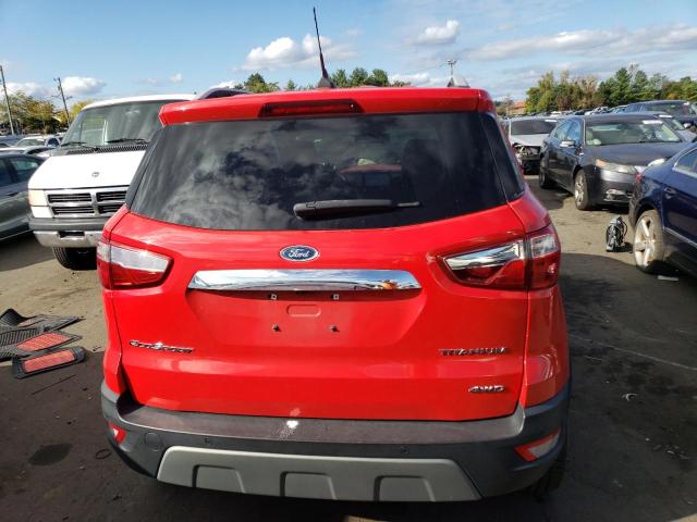  FORD ECOSPORT 2020 Red