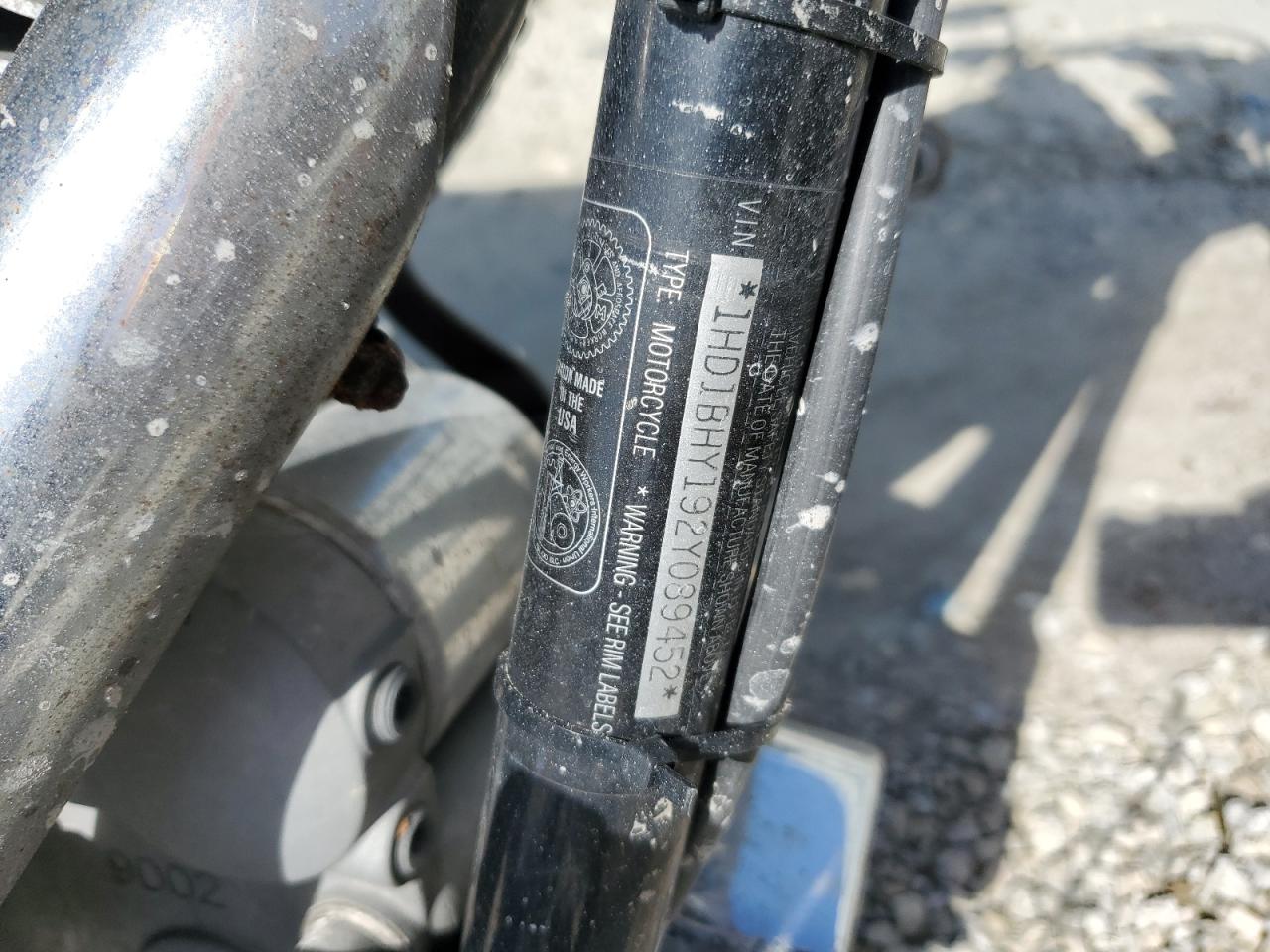 2002 Harley-Davidson Fxst VIN: 1HD1BHY192Y089452 Lot: 74570724