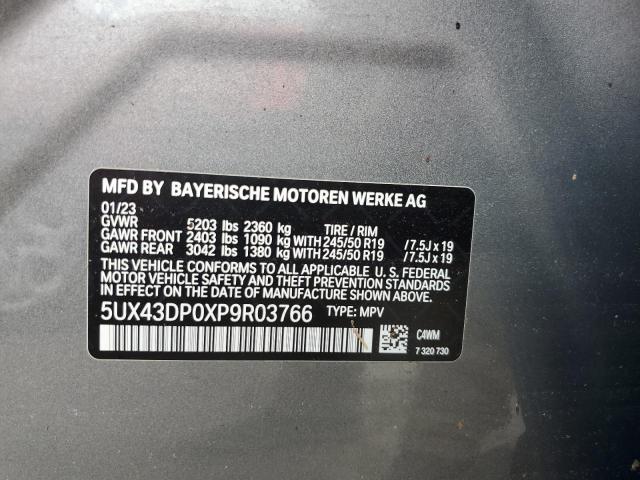 5UX43DP0XP9R03766 BMW X3 SDRIVE3 14