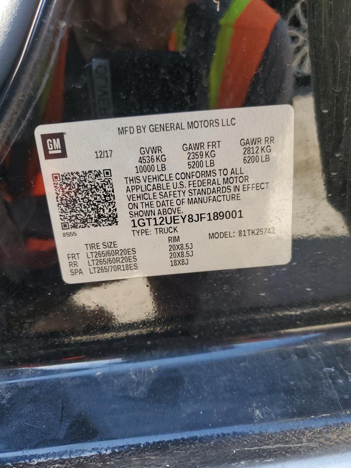 1GT12UEY8JF189001 2018 GMC Sierra K2500 Denali