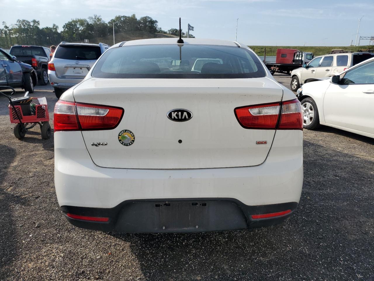 2013 Kia Rio Lx VIN: KNADM4A39D6227967 Lot: 74049604