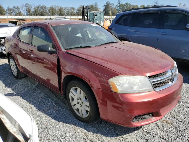  DODGE AVENGER 2014 Бордовий