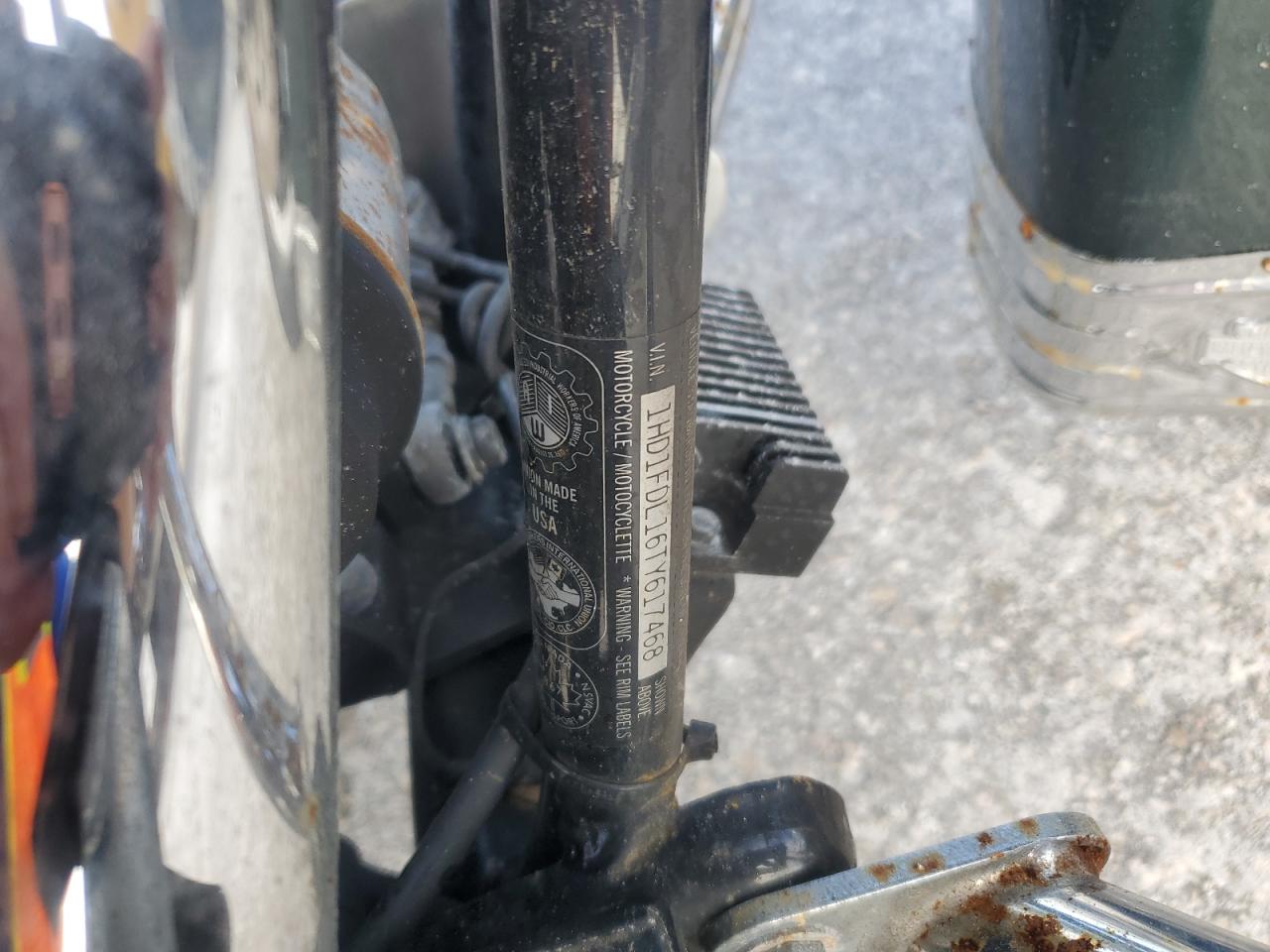 1996 Harley-Davidson Flhr VIN: 1HD1FDL16TY617468 Lot: 74533954