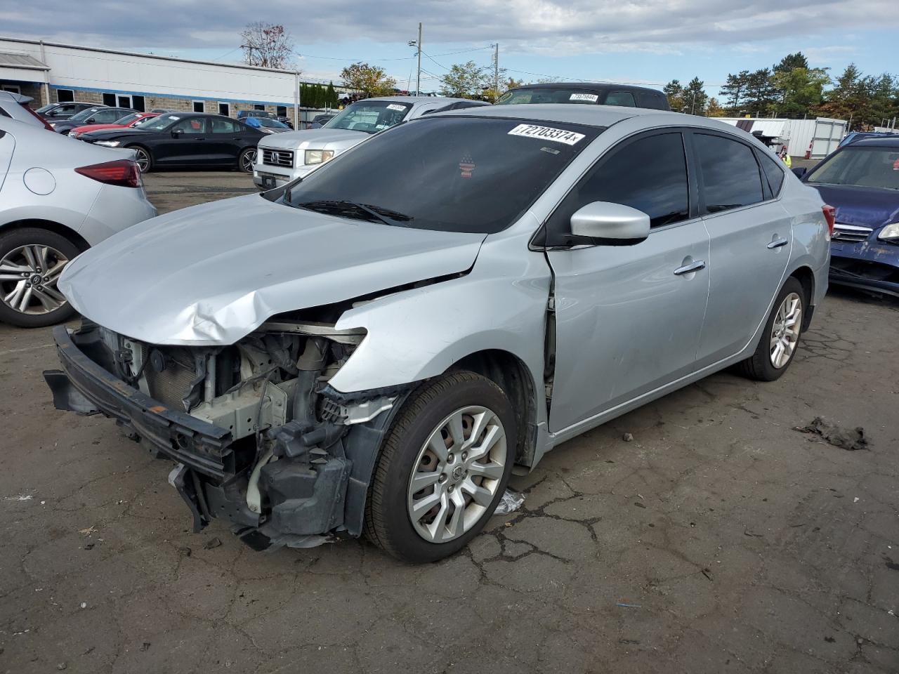 2016 Nissan Sentra S VIN: 3N1AB7AP3GY244165 Lot: 72703374