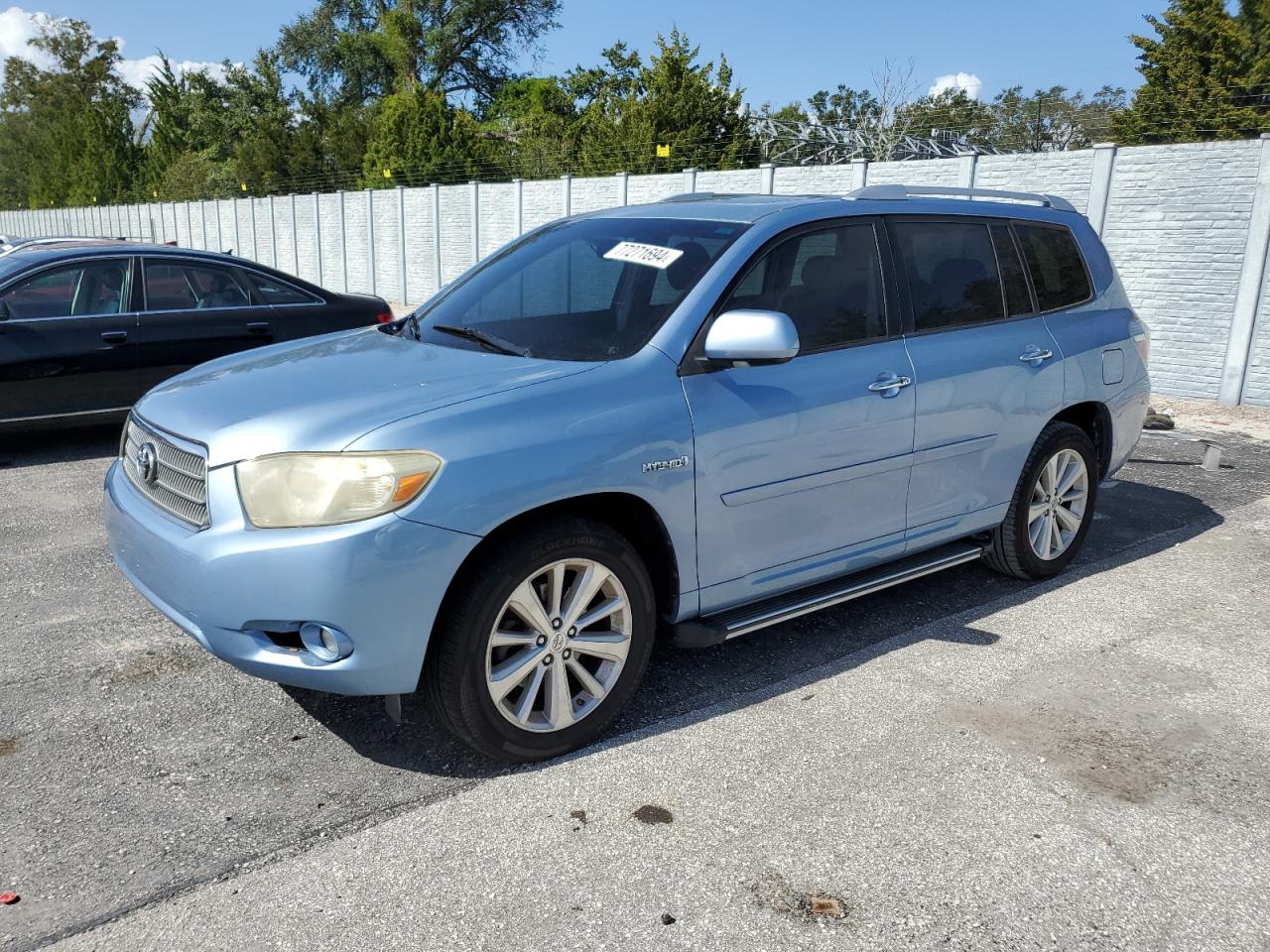 2008 Toyota Highlander Hybrid Limited VIN: JTEEW44A582018343 Lot: 77271694