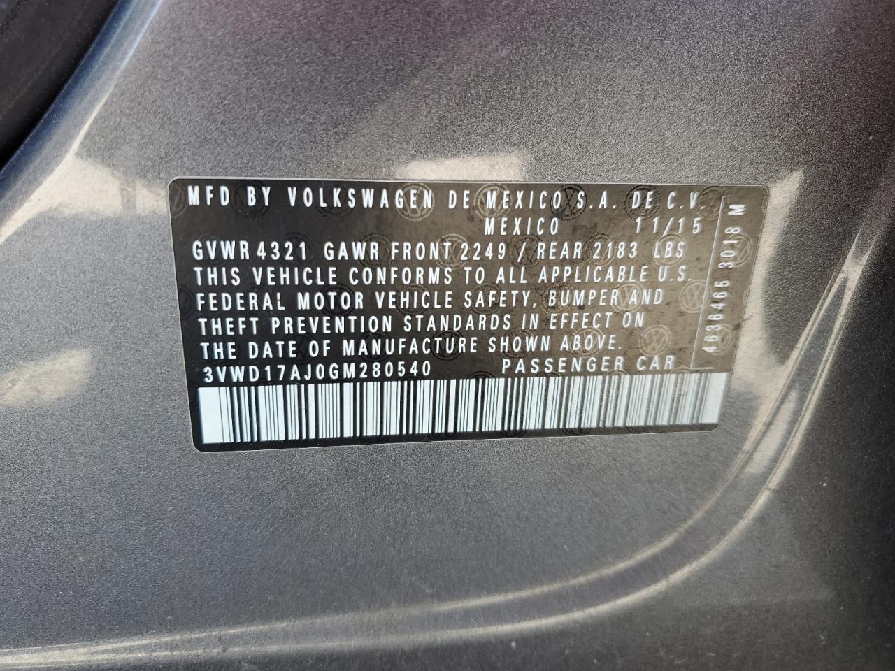 2016 Volkswagen Jetta - Image 15