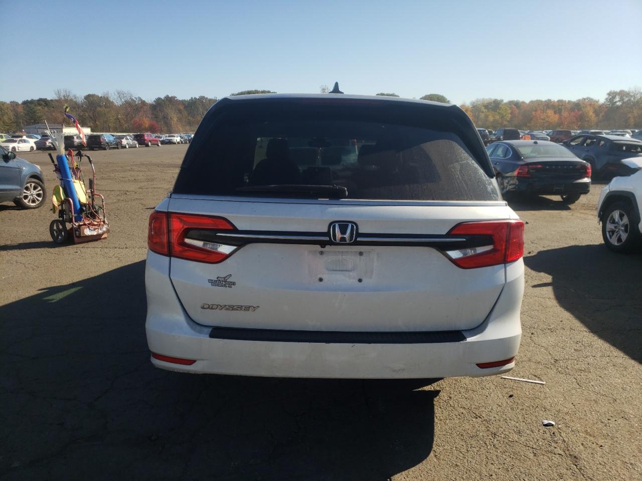 2022 Honda Odyssey Exl VIN: 5FNRL6H7XNB053333 Lot: 76760294