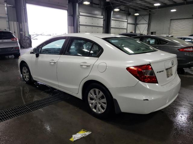  HONDA CIVIC 2012 White