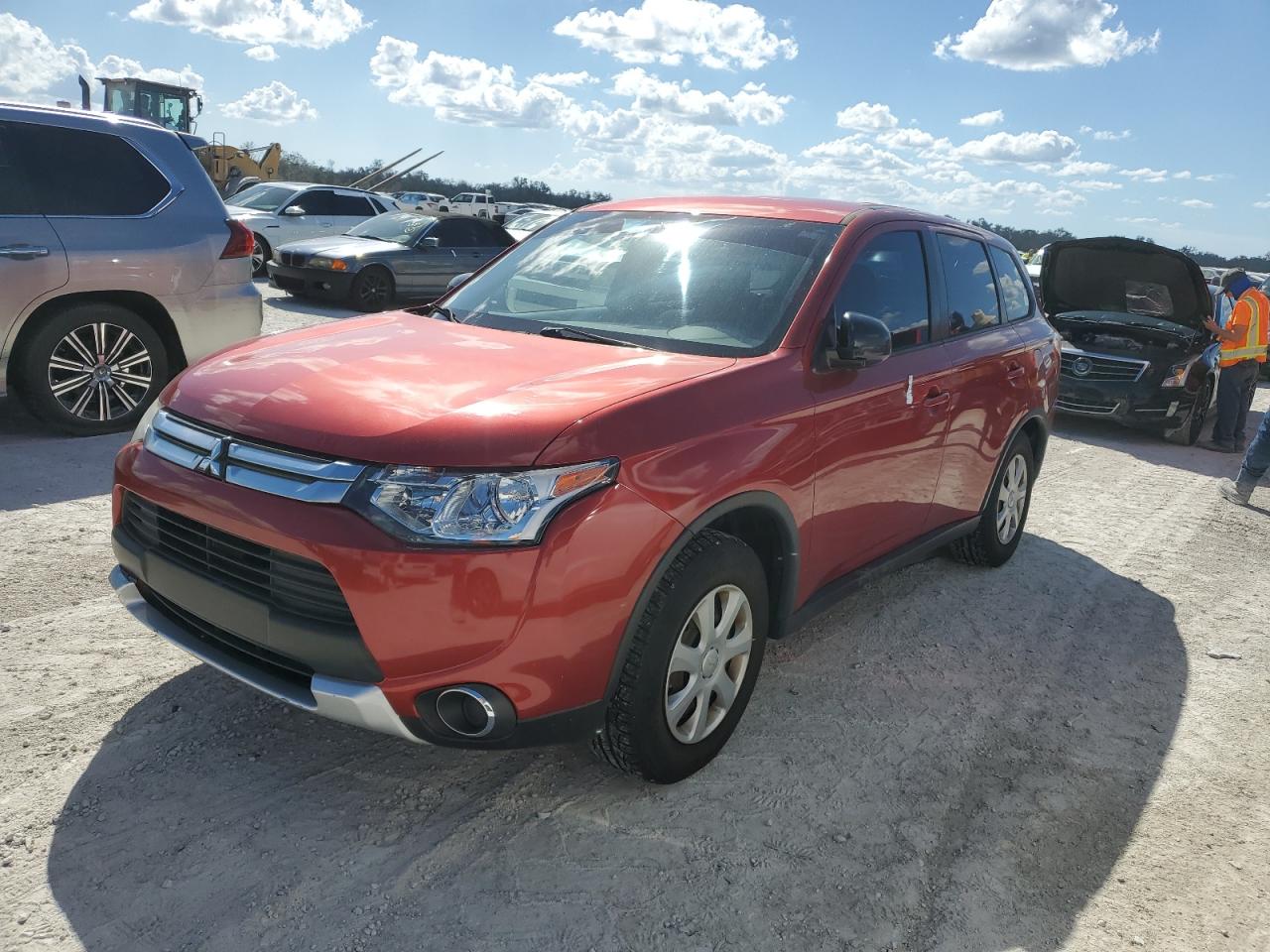 2015 Mitsubishi Outlander Es na sprzedaż w Arcadia, FL - Water/Flood