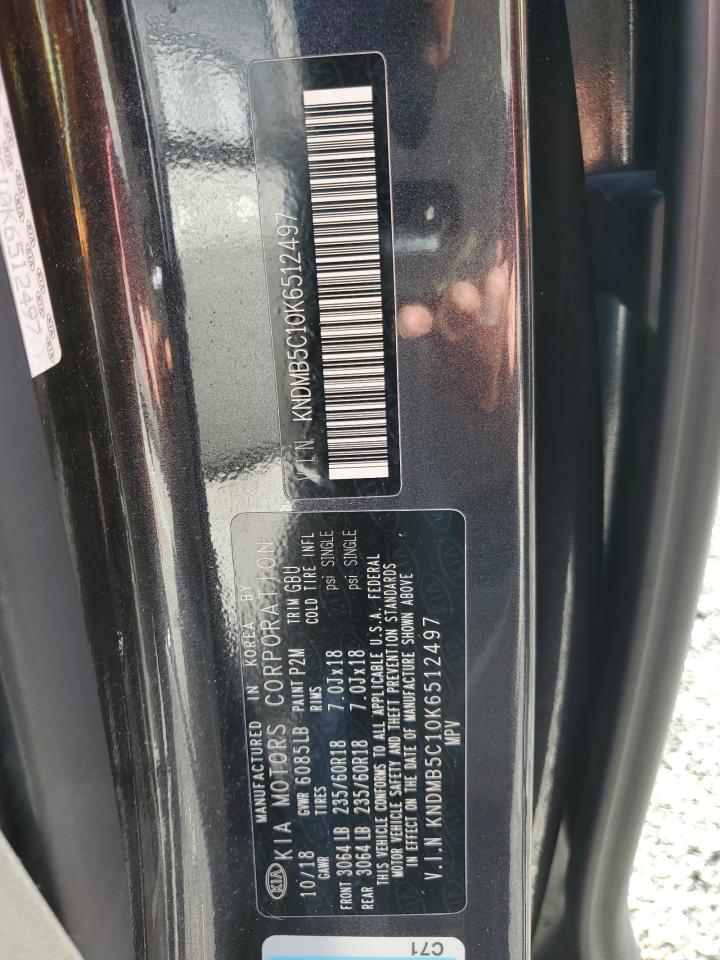 KNDMB5C10K6512497 2019 Kia Sedona Lx