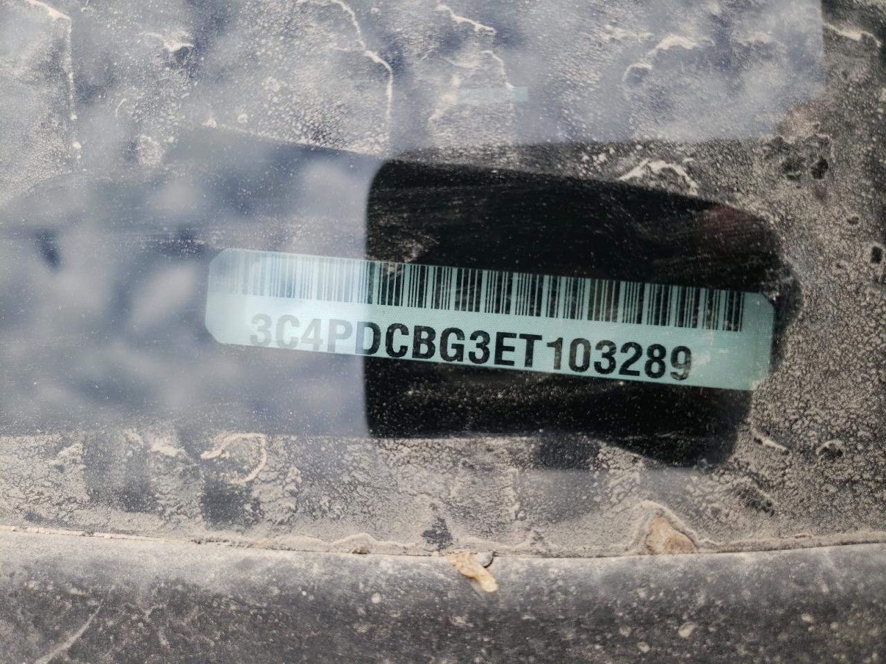 2014 Dodge Journey Sxt VIN: 3C4PDCBG3ET103289 Lot: 75955894