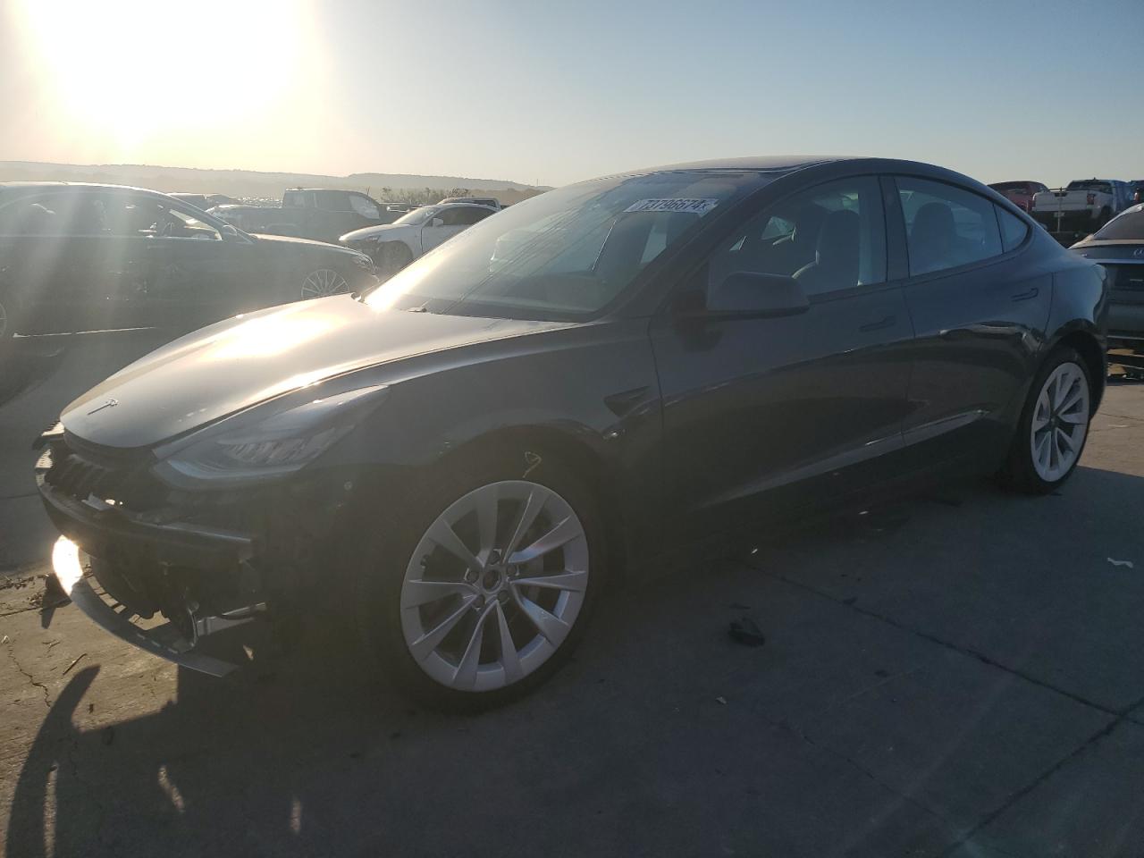 VIN 5YJ3E1EBXMF855570 2021 TESLA MODEL 3 no.1