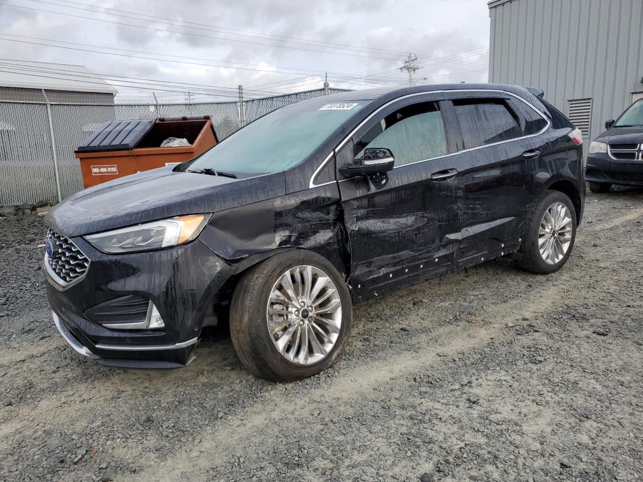 2022 Ford Edge Titanium VIN: 2FMPK4K94NBA99242 Lot: 73378524