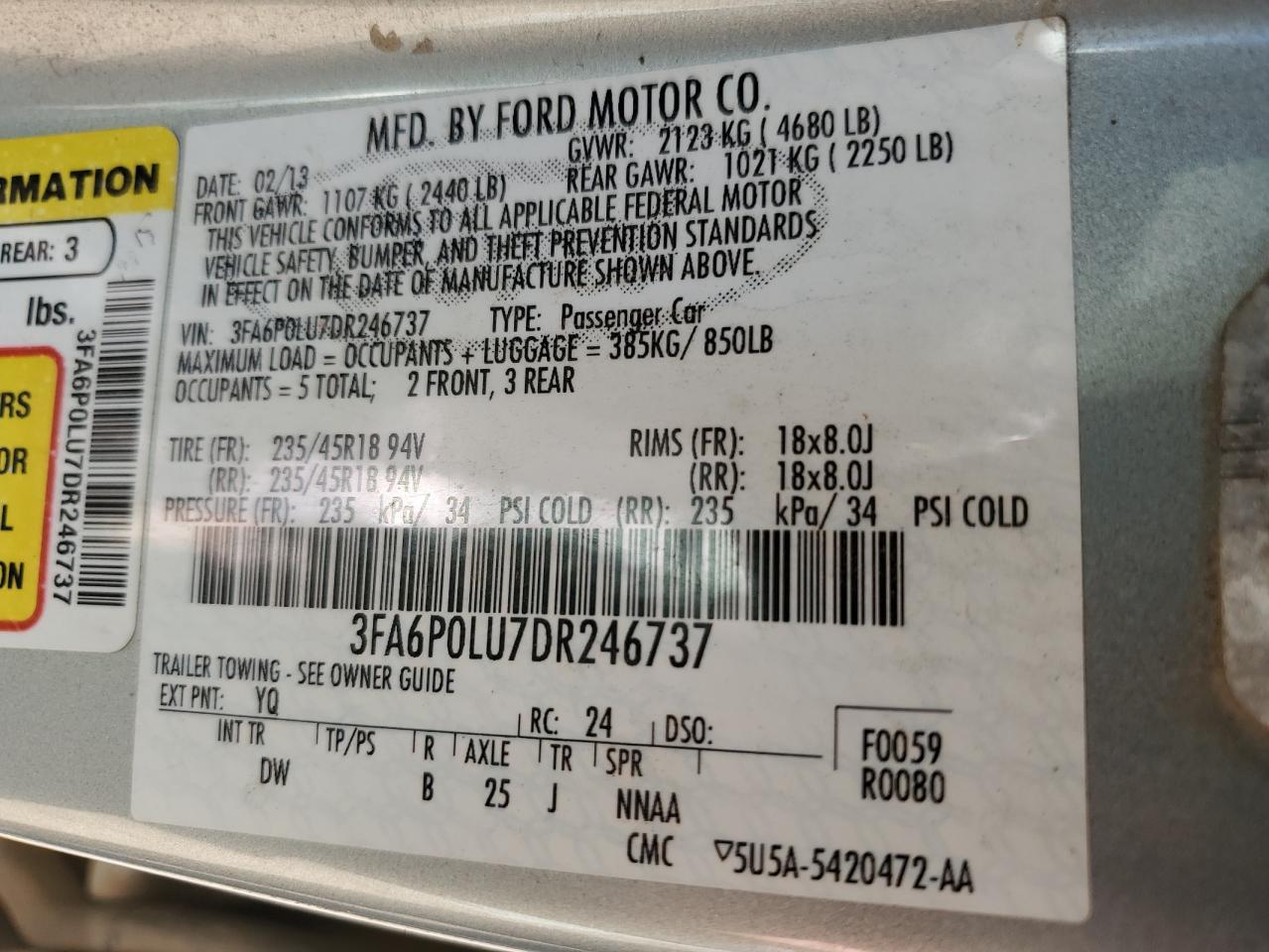 2013 Ford Fusion - Image 12