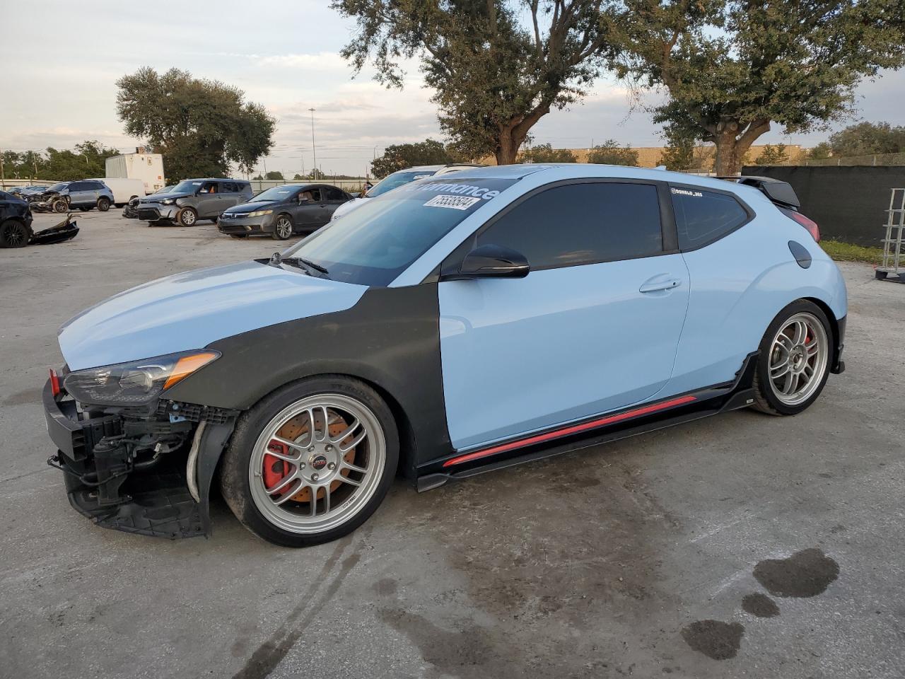 2020 Hyundai Veloster N VIN: KMHT36AH7LU003899 Lot: 75538504