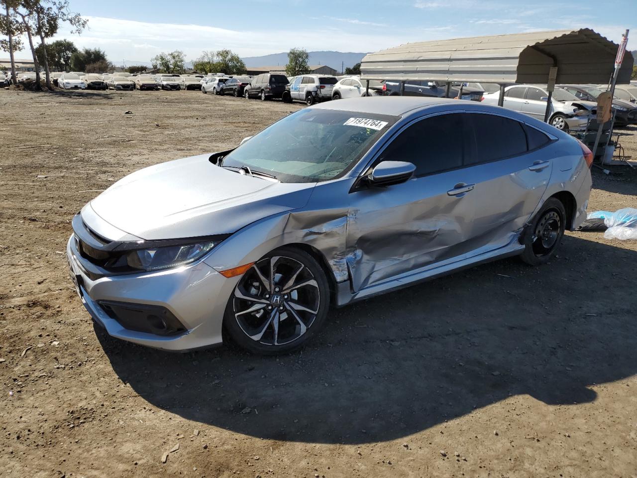 2020 Honda Civic Sport VIN: 19XFC2F82LE202151 Lot: 71974764