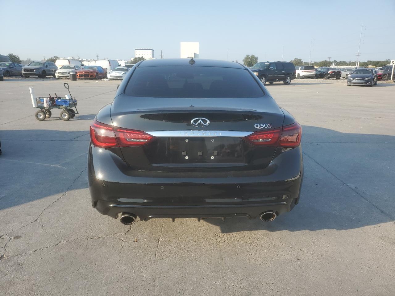 2018 Infiniti Q50 Red Sport 400 VIN: JN1FV7AP8JM460410 Lot: 75109494