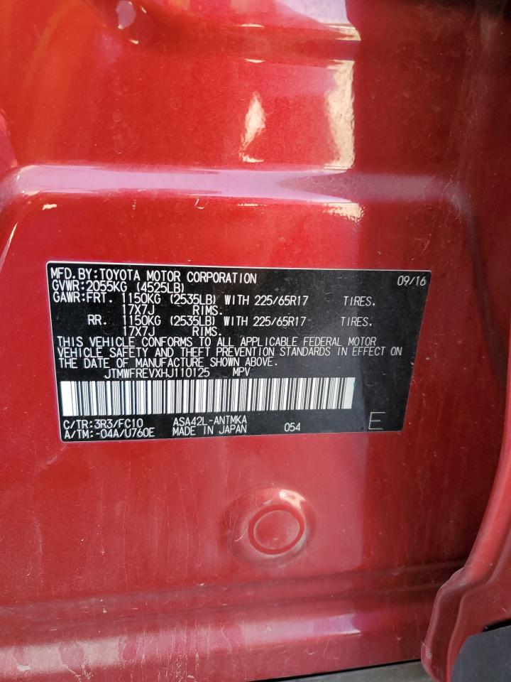 JTMWFREVXHJ110125 2017 TOYOTA RAV 4 - Image 14