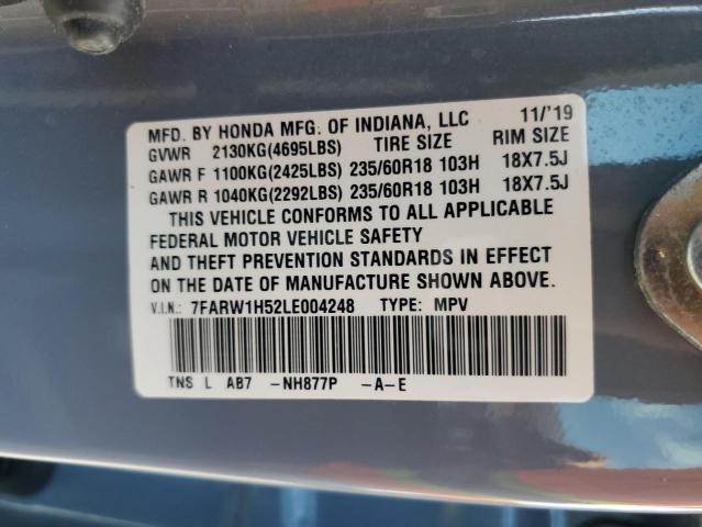 7FARW1H52LE004248 Honda CRV CR-V EX 13