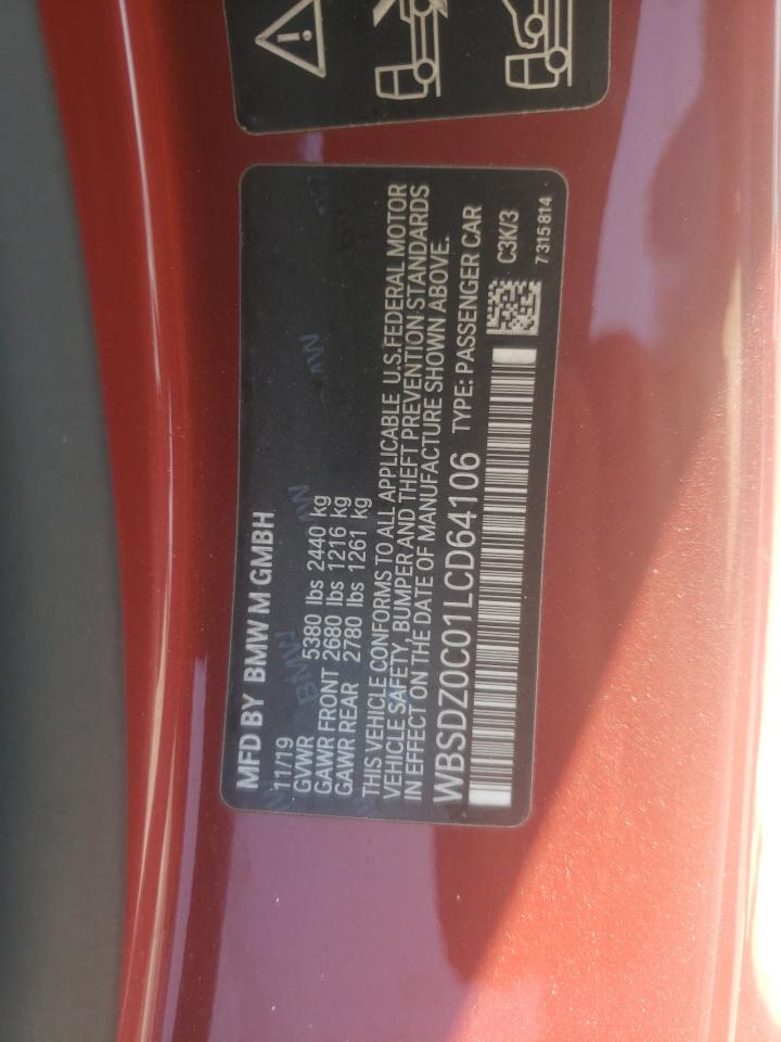 WBSDZ0C01LCD64106 2020 BMW M8