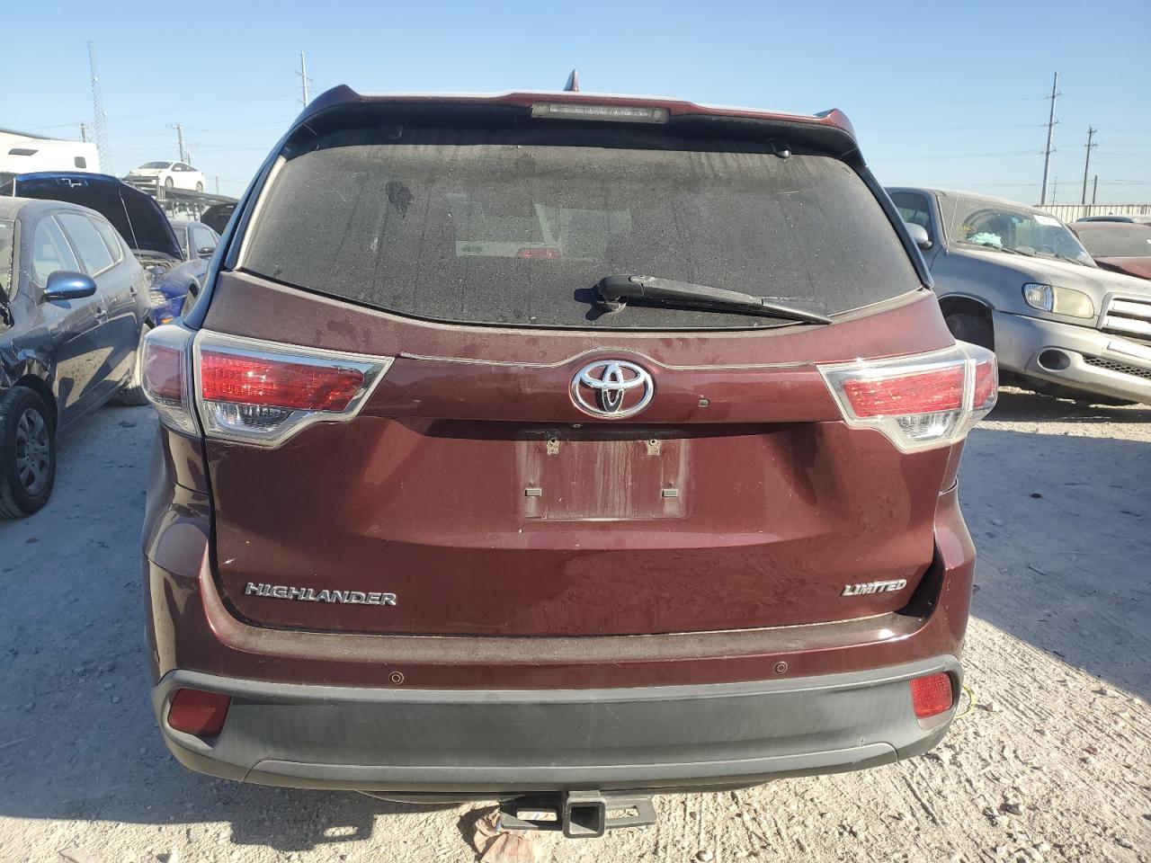 2015 Toyota Highlander Limited VIN: 5TDYKRFH0FS051017 Lot: 76588264