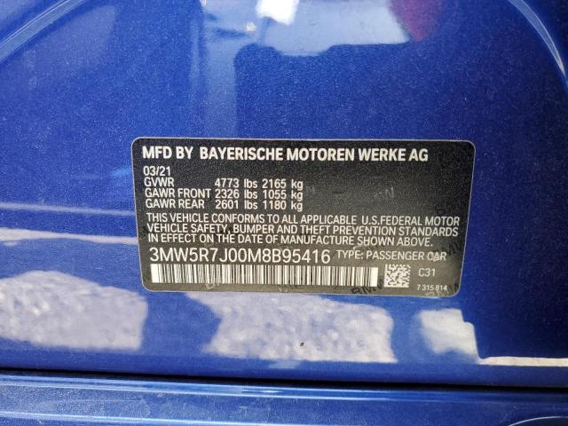 3MW5R7J00M8B95416 BMW 3 Series 330XI 13