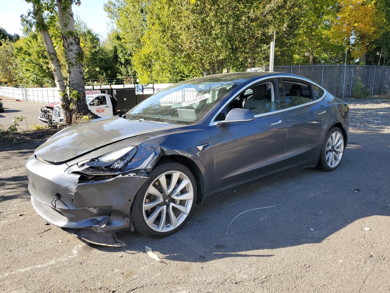 VIN 5YJ3E1EA4JF047458 2018 TESLA MODEL 3 no.1