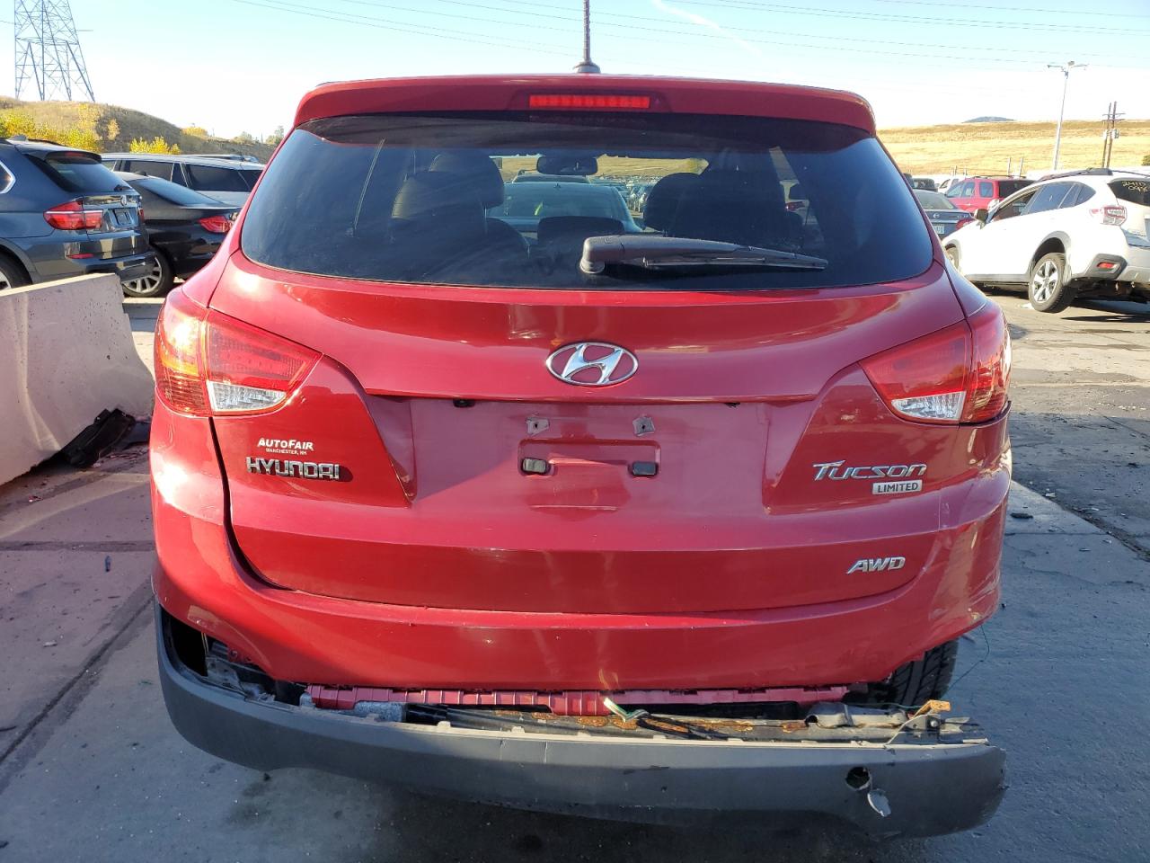 2012 Hyundai Tucson Gls VIN: KM8JUCAC1CU372748 Lot: 76879874