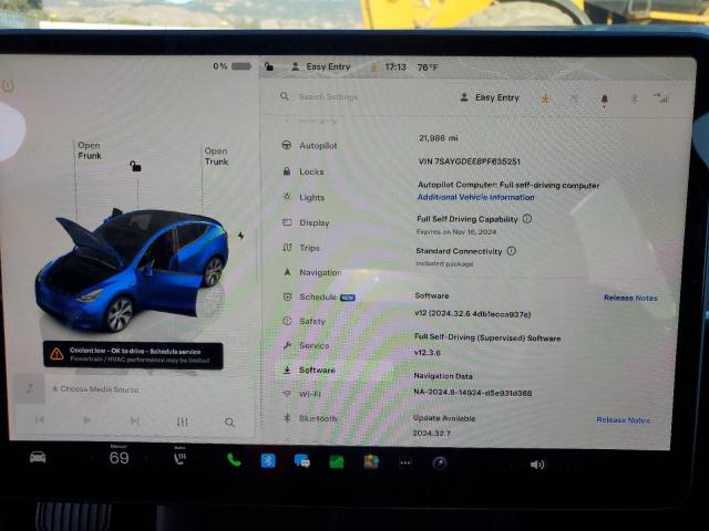 7SAYGDEE8PF635251 Tesla Model Y  9