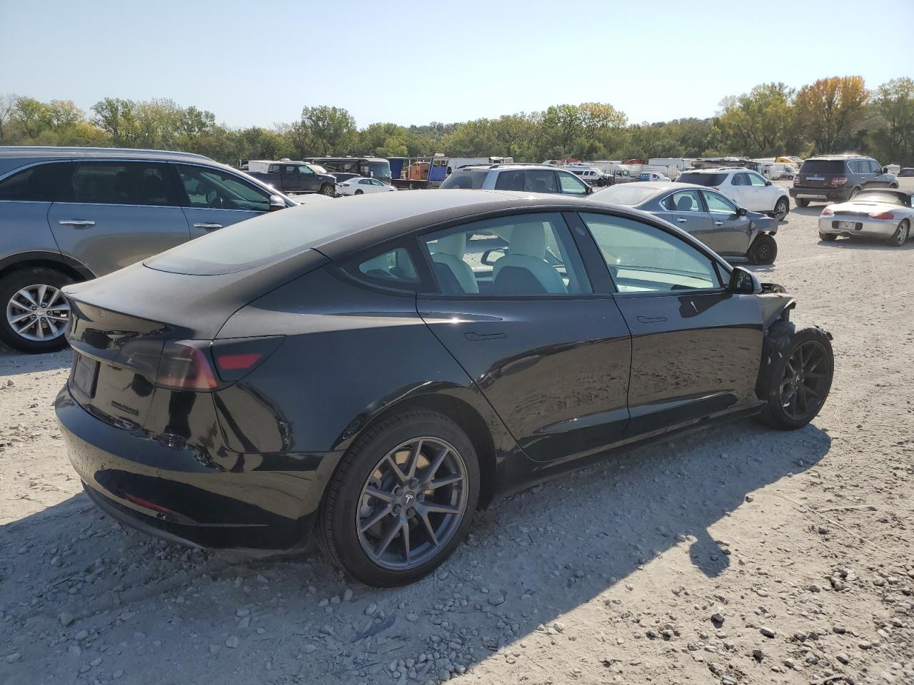 VIN 5YJ3E1EB9MF010192 2021 TESLA MODEL 3 no.3