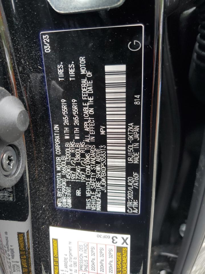 JTJGM7BX0P5358313 2023 Lexus Gx 460 Luxury