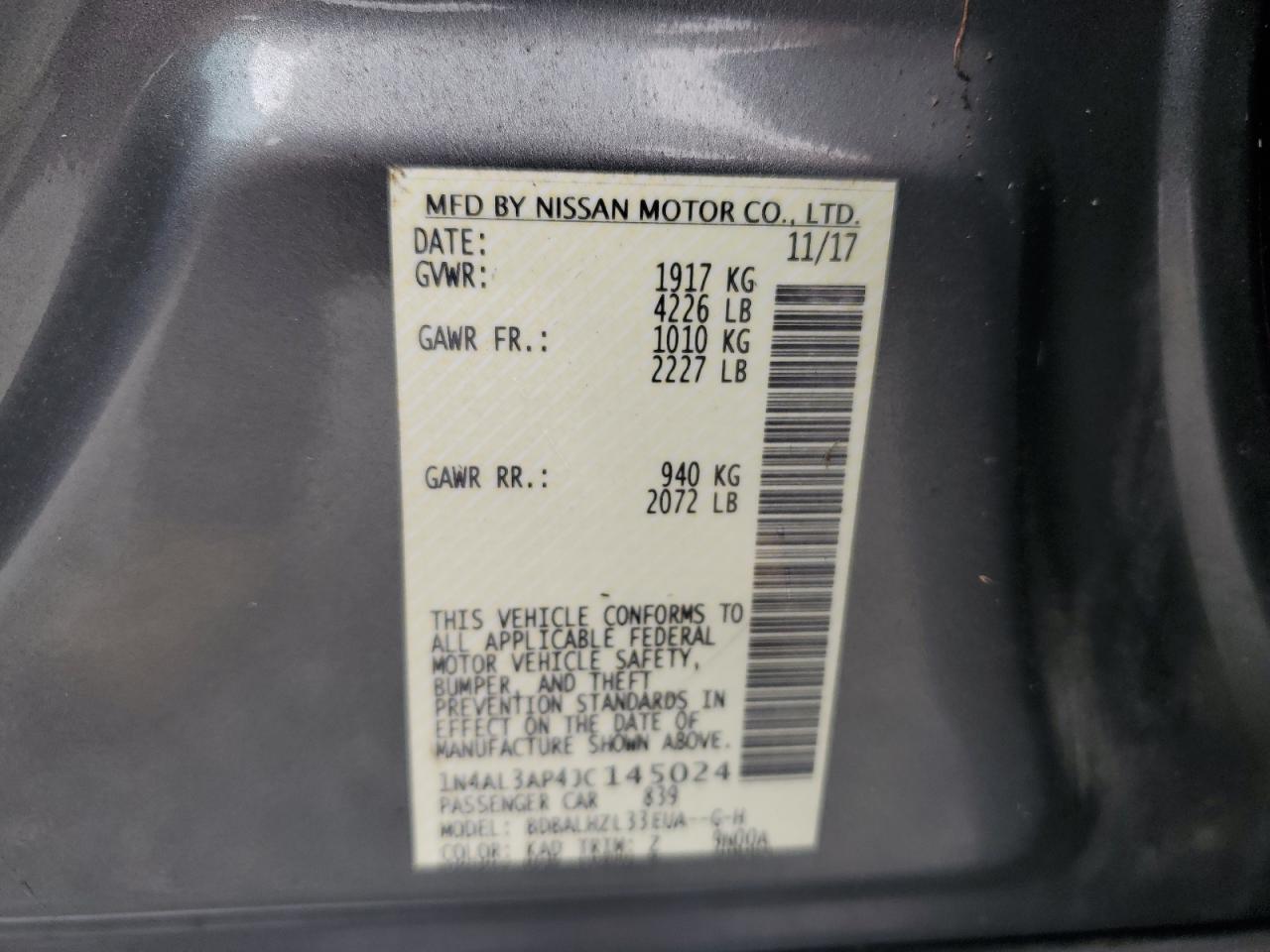 2018 Nissan Altima - Image 13