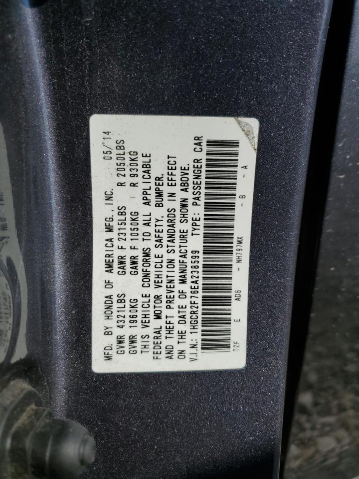 1HGCR2F76EA238599 2014 Honda Accord Ex