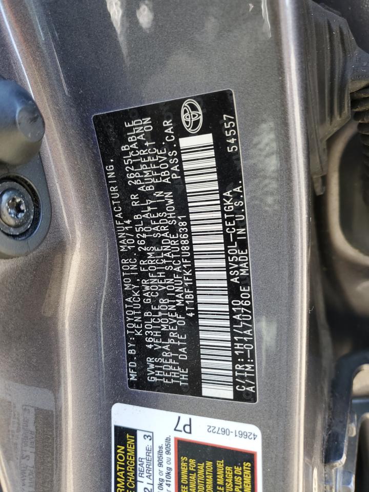 4T1BF1FK1FU886381 2015 TOYOTA CAMRY - Image 12