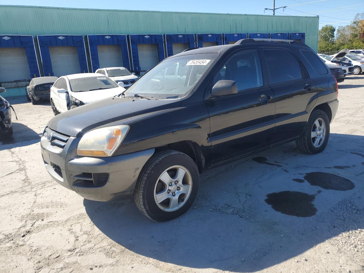 2008 Kia Sportage Lx VIN: KNDJF724187457589 Lot: 75455434