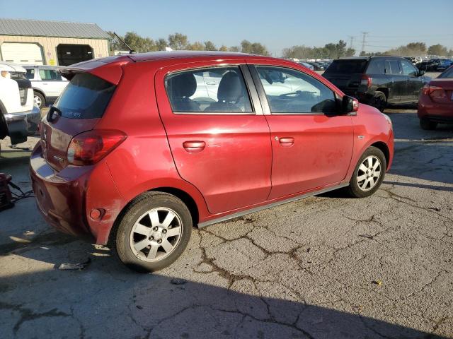 Hatchbacks MITSUBISHI MIRAGE 2015 Czerwony