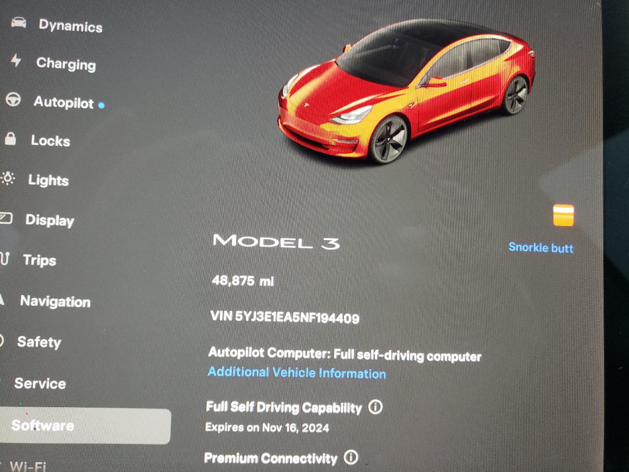 2022 Tesla Model 3 VIN: 5YJ3E1EA5NF194409 Lot: 76166894