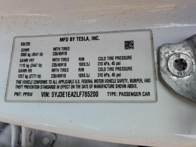 5YJ3E1EA2LF785200 Tesla Model 3  13