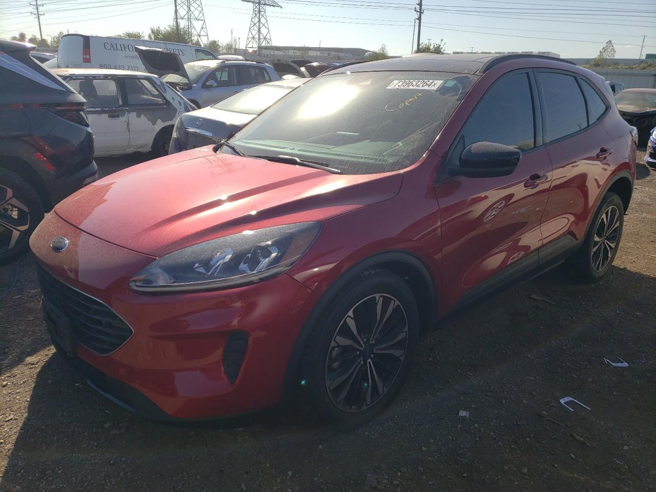 2022 Ford Escape Se VIN: 1FMCU9G63NUB50759 Lot: 73963264