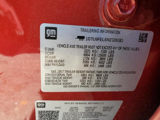 1GTU9FEL6MZ335083 GMC Sierra K15 12