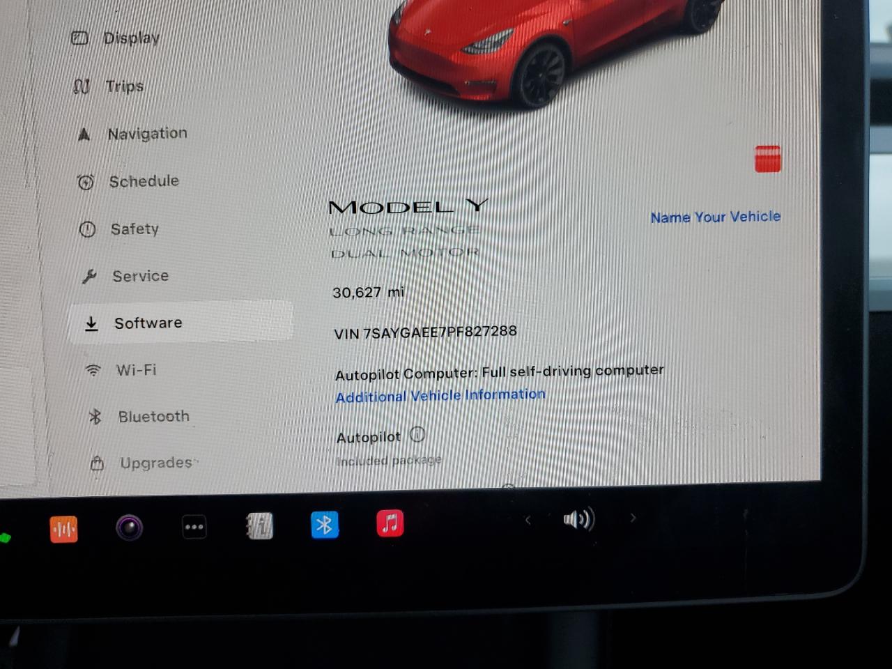 7SAYGAEE7PF827288 2023 Tesla Model Y