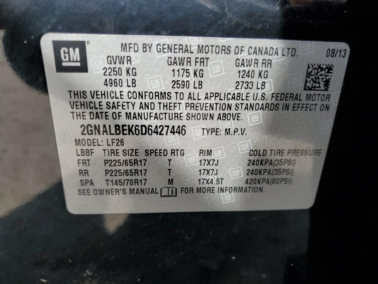 2013 Chevrolet Equinox - Image 15