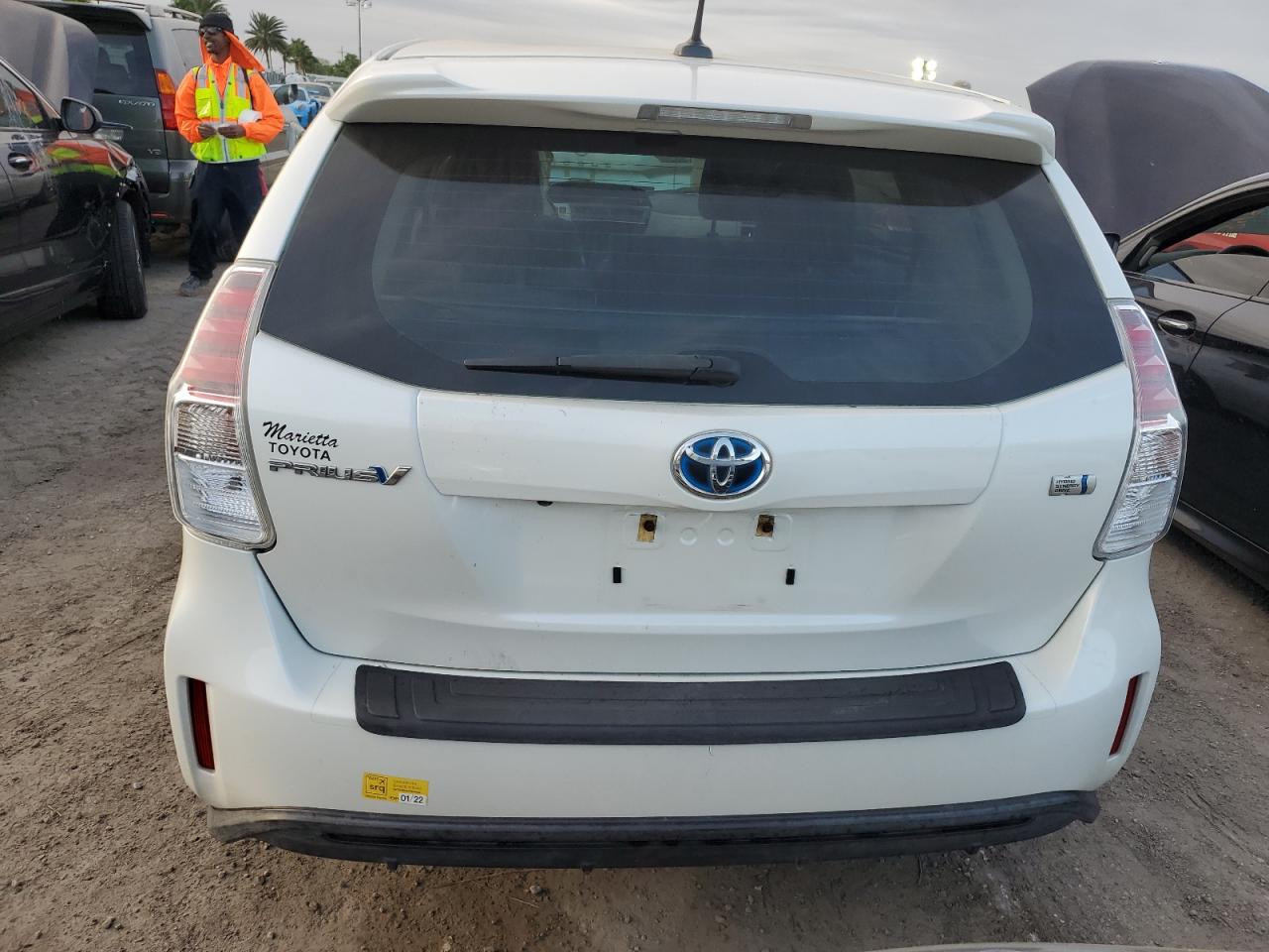 2016 Toyota Prius V VIN: JTDZN3EUXGJ041343 Lot: 74958394