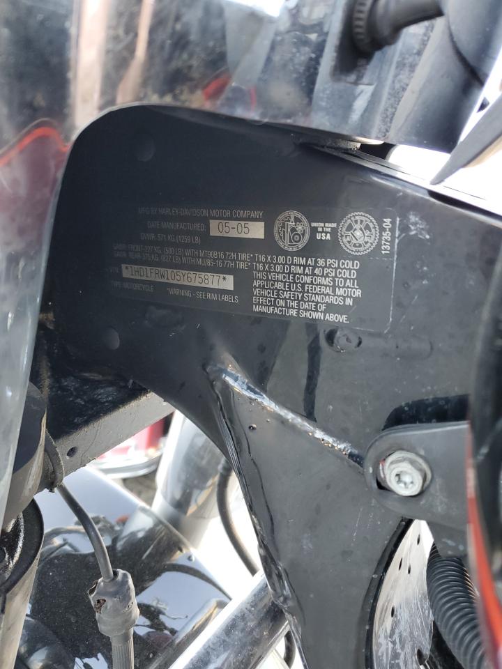 2005 Harley-Davidson Flhrci VIN: 1HD1FRW105Y675877 Lot: 77149144